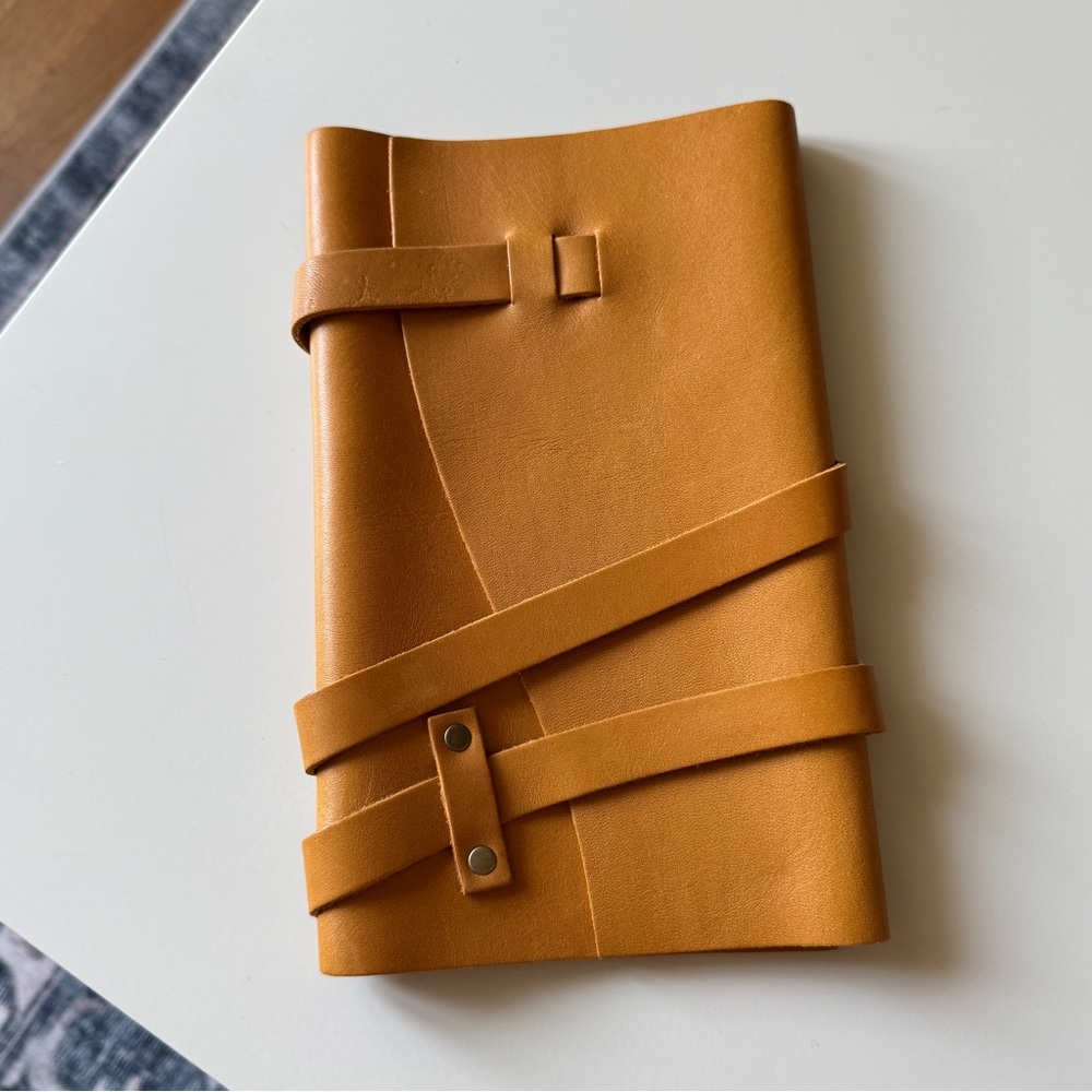 Portland Leather Goods Large Yellow Journal Cover AP